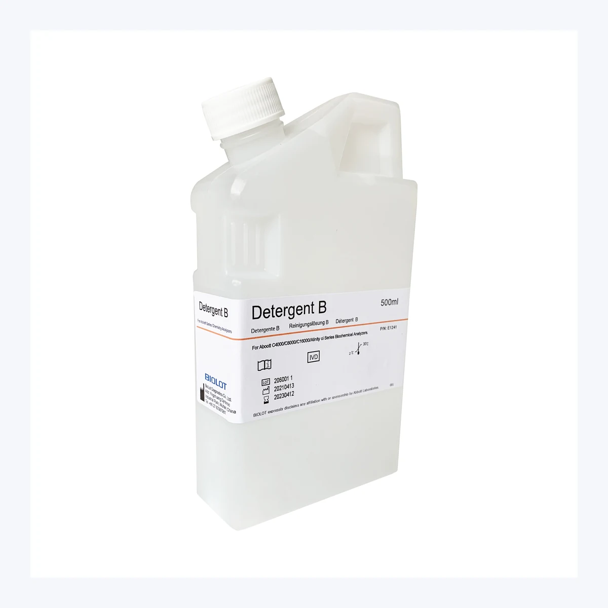 Detergent B B1241 · Front packaging view