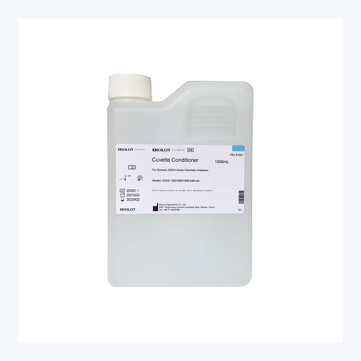 Cuvette Conditioner B1521 · Front packaging view