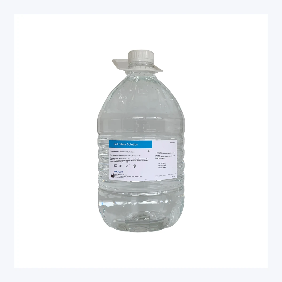 Saline B1581 · Front packaging view