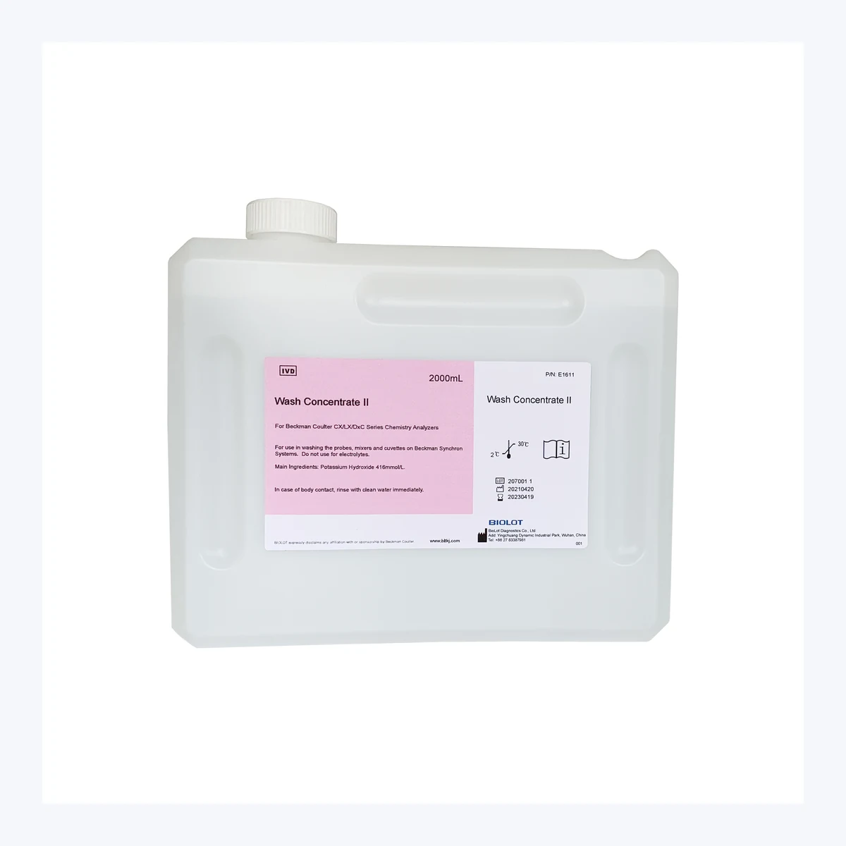 Wash Concentrate II B1611 · Front packaging view