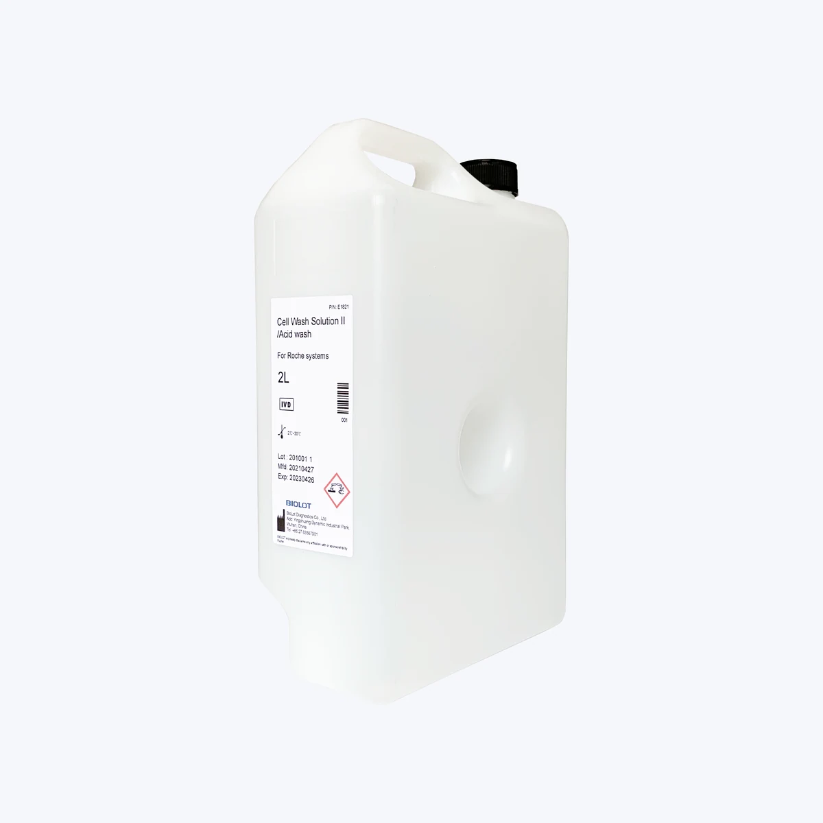 Cell Wash Solution II / Acid Wash B1821 · Front packaging view