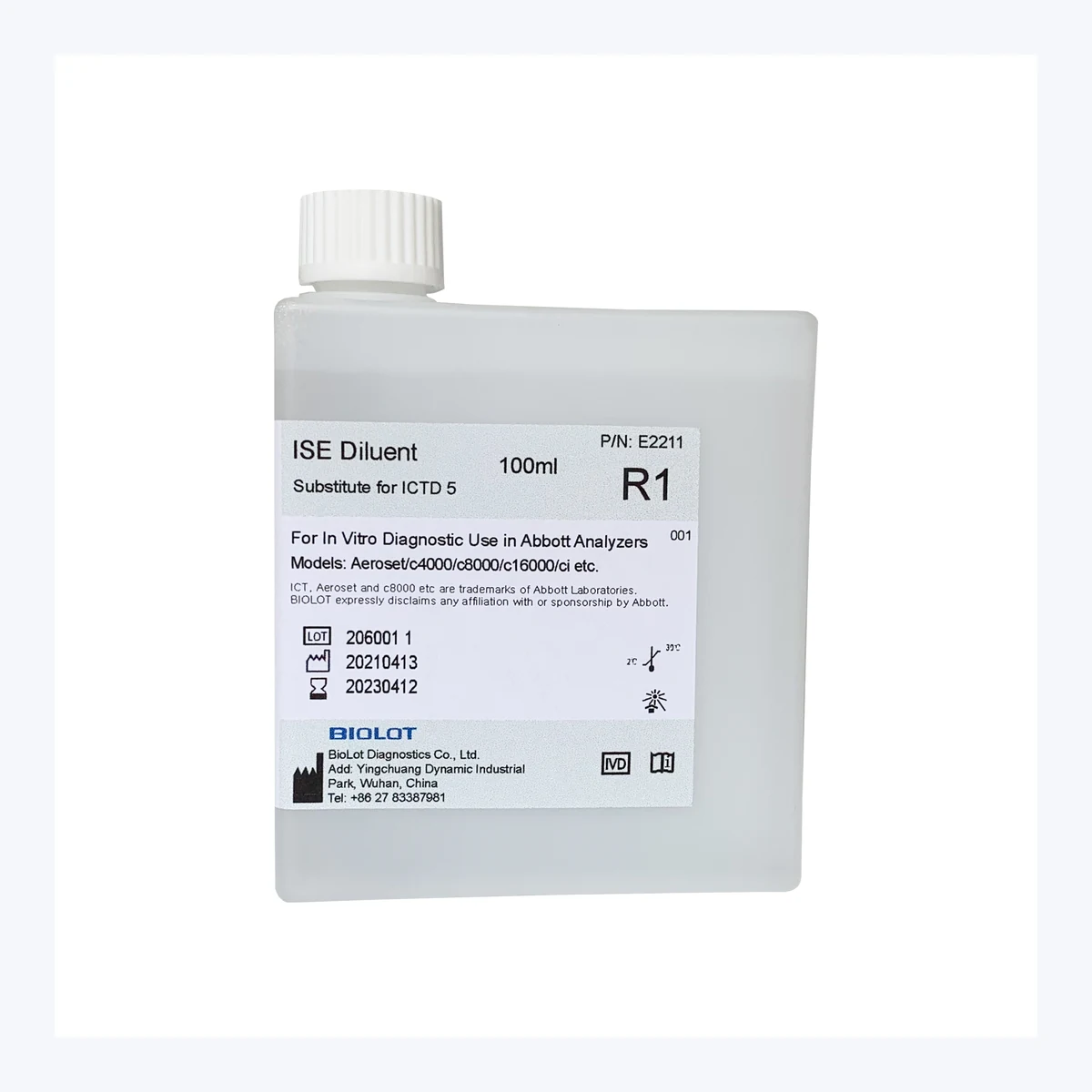 ICT Diluent ICTD5 B2211 · Front packaging view