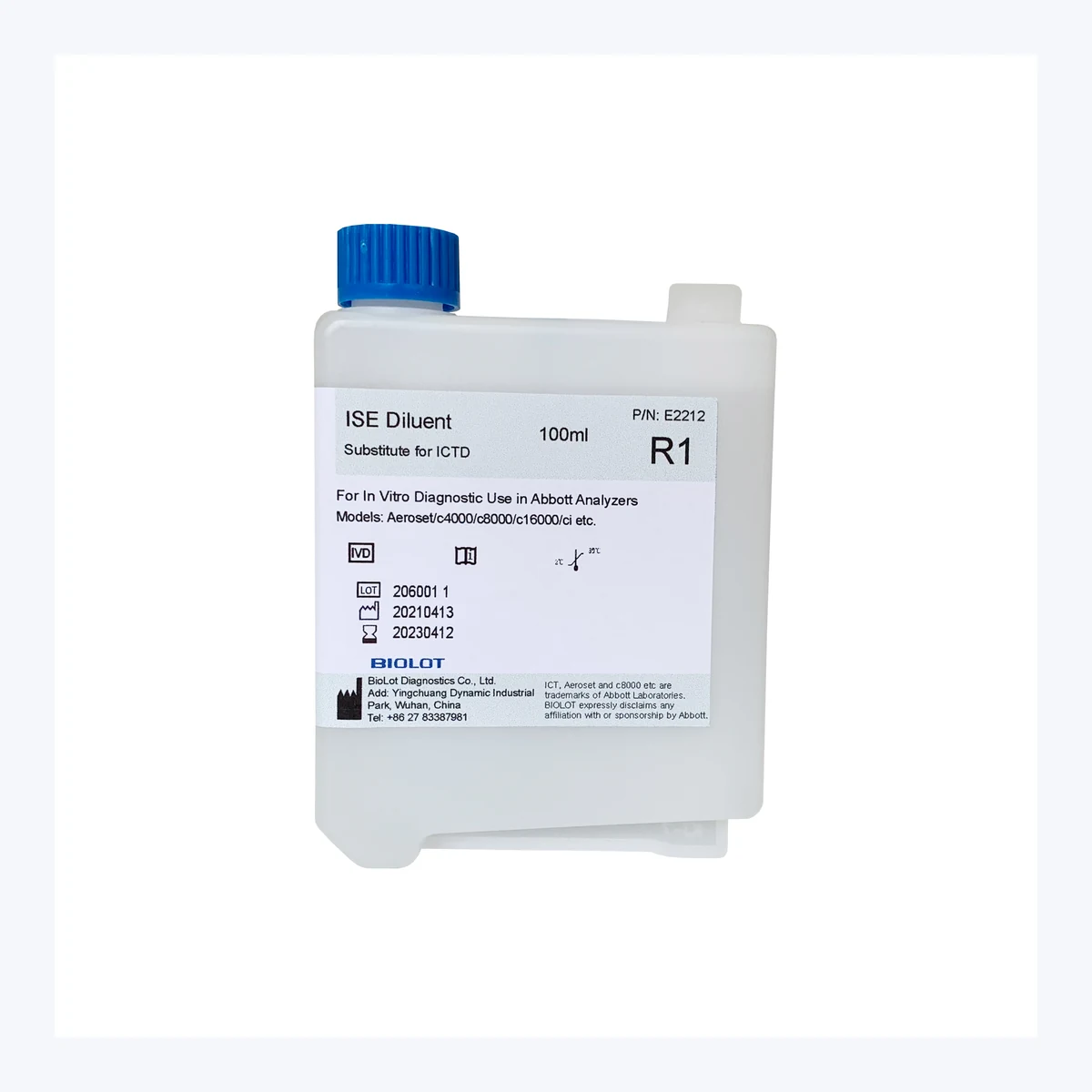 ICT Diluent ICTD B2212 · Front packaging view
