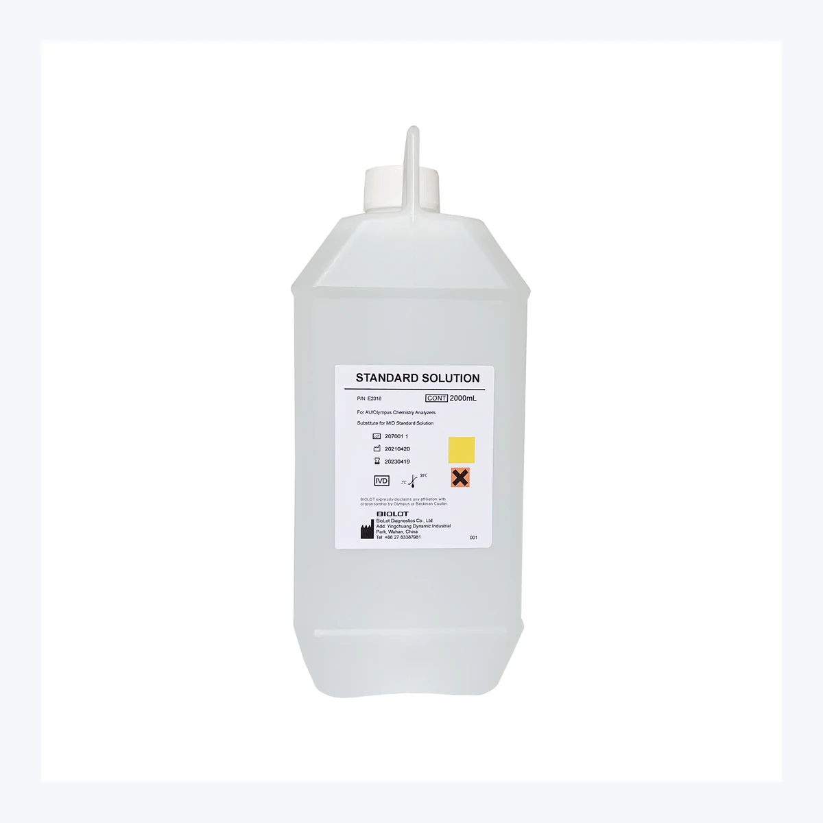MID Standard Solution B2316 · Front packaging view