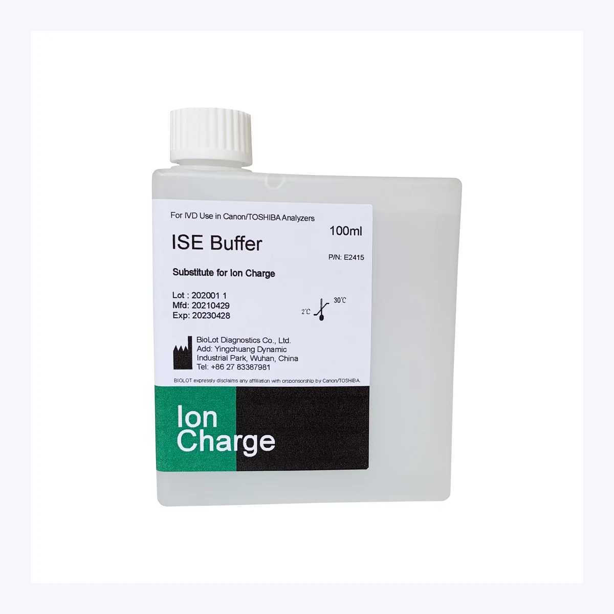 Ion Charge B2415 · Front packaging view