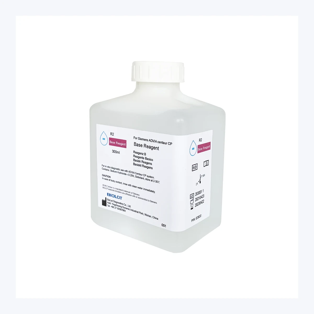 Base Reagent B3522 · Front packaging view