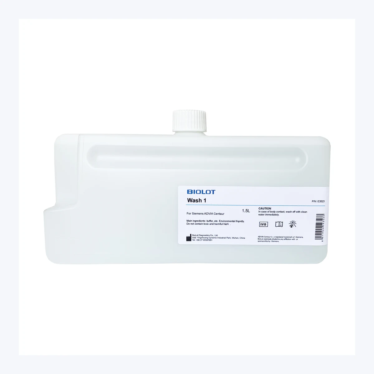 Wash 1 B3523 · Front packaging view