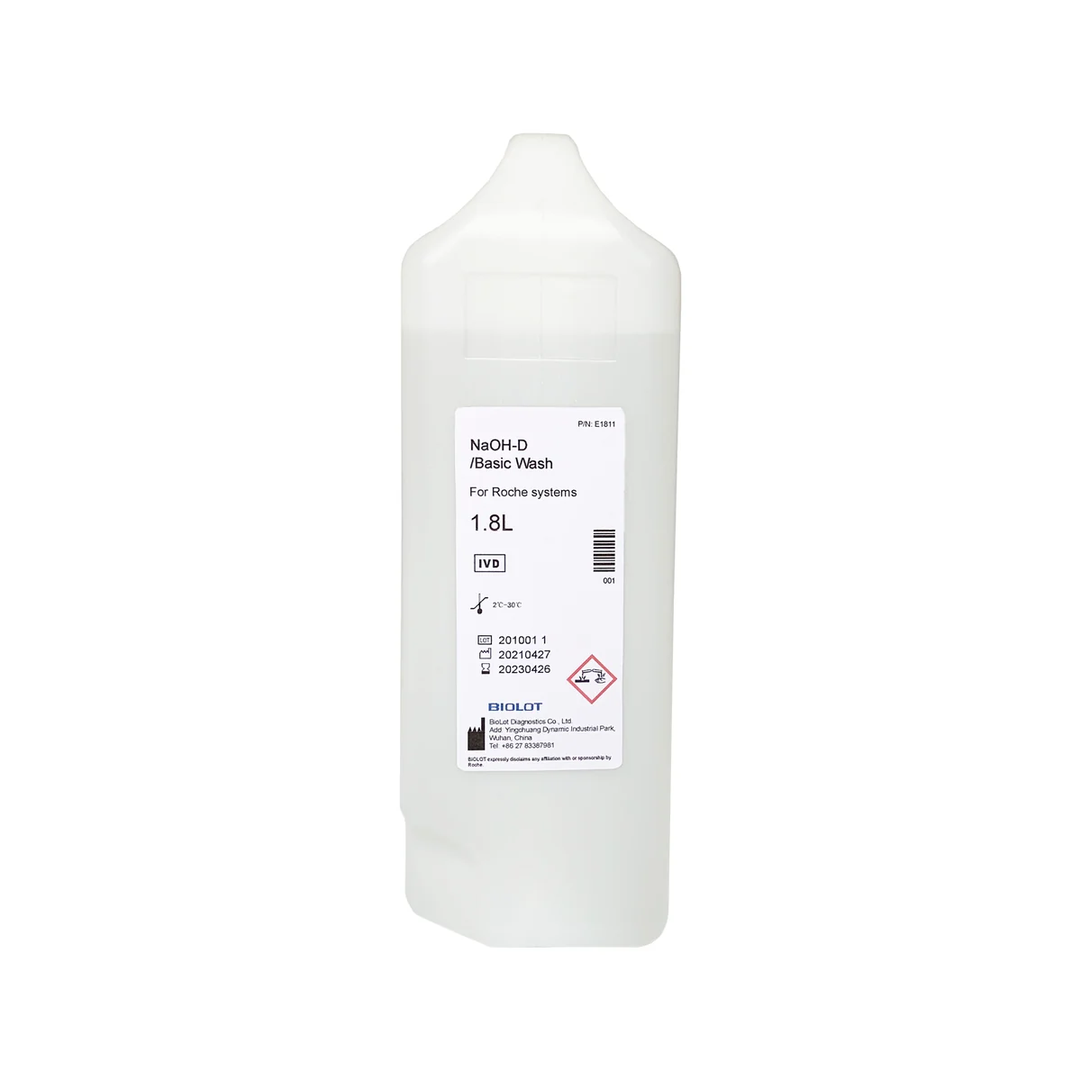 NaOH-D BasicWash B1811 · Front packaging view